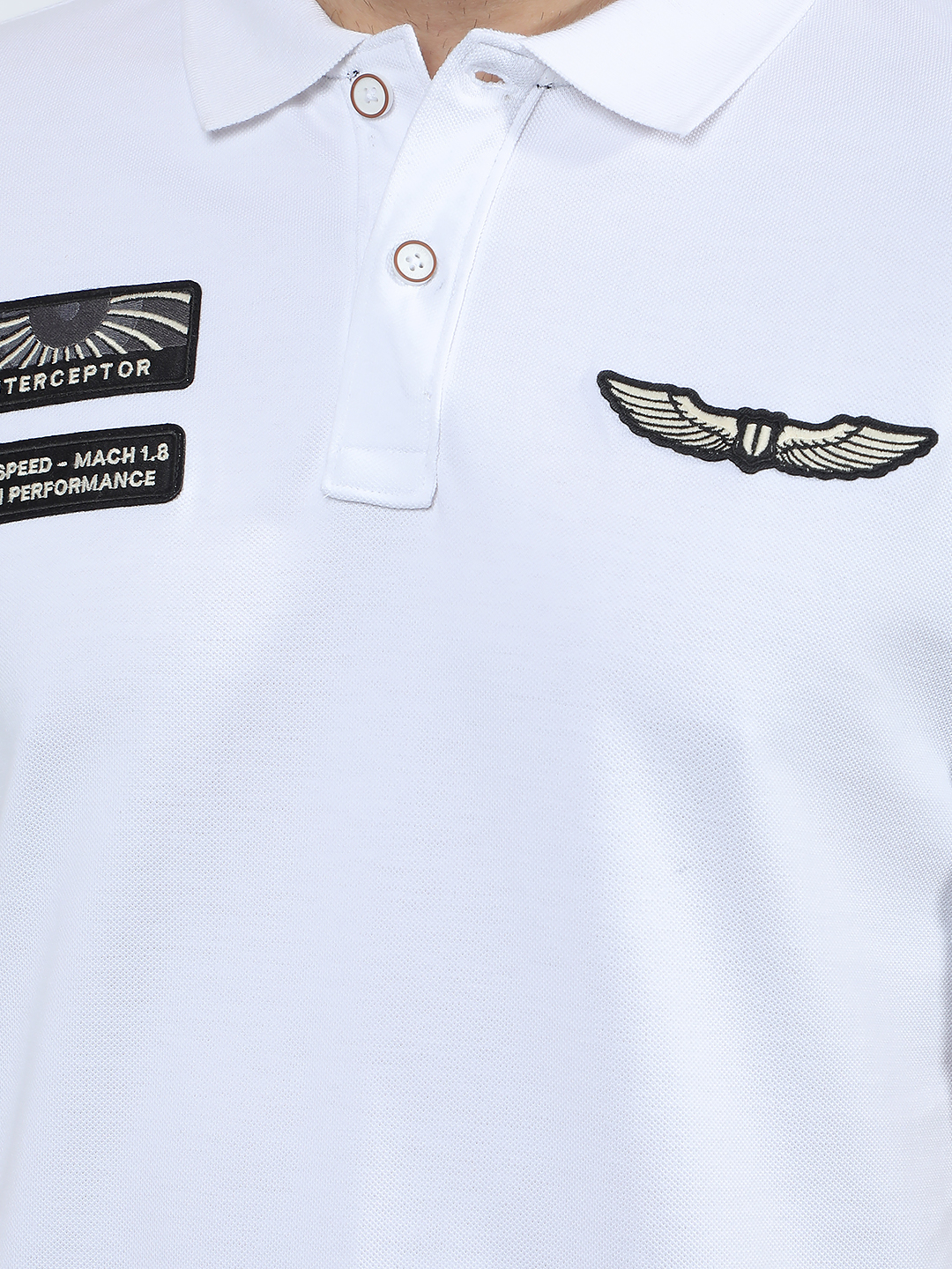 Numero Uno Men's Short Sleeve Regular Fit White Polo T-Shirt